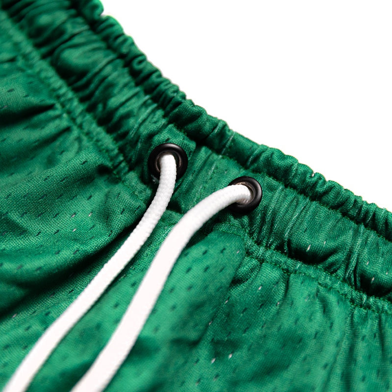 Green 'MESH' Shorts